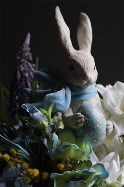 Lovely Time Candy, wielkanocna kompozycja w naczyniu, wym.35x38cm 