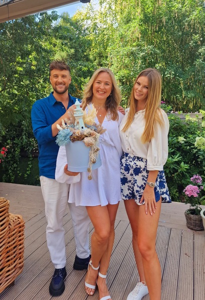 Morskie Opowieści, flowerbox marynistyczny z latarnią morską, 