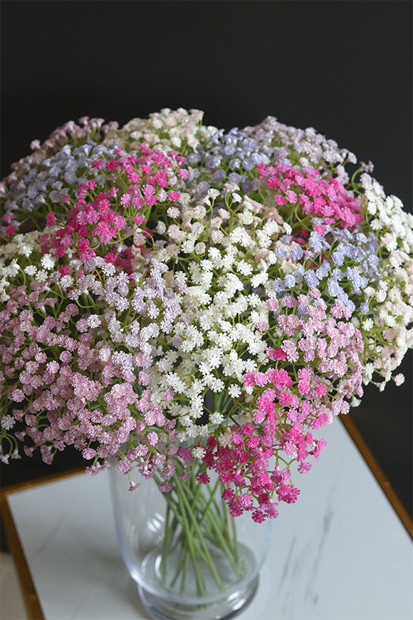 Kaszka Pastella, bukiet kwiatów do wazonu, 24szt, dł.52cm