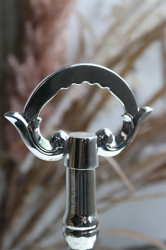 jednopiętrowa patera z posrebrzaną rączką, Pani Walewska, wym.37x30cm