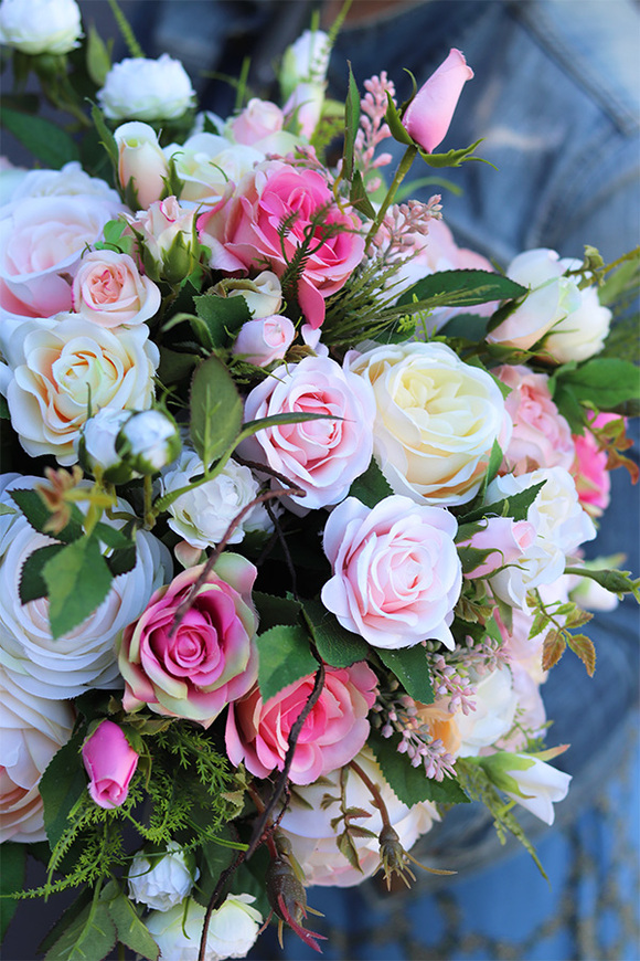 elegancka kompozycja, Abellania, wym.39x50cm