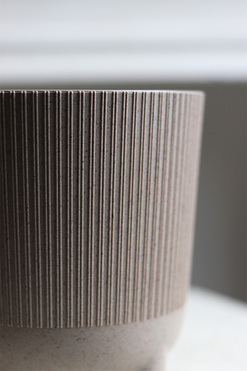 Aria Eco, osłonka doniczka, beżowa, wym.15x14cm