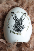 Fluffy & Egg, wielkanocny stroik z piór