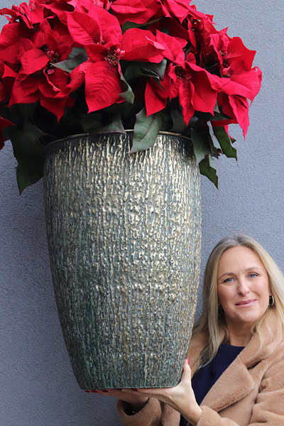 Gwiazda Betlejemska Grandiosa, wysokiej jakości sztuczna roślina