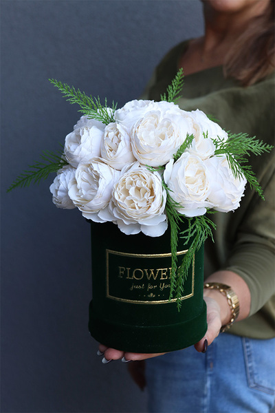Green Velevet, zielony flowerbox z pełnikami