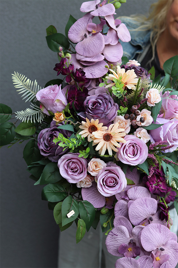 Dekoria Nettro, wiązanka nagrobna w misie