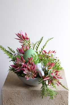 Silly Goose, stroik wielkanocny z jajkiem, wym.24x40cm