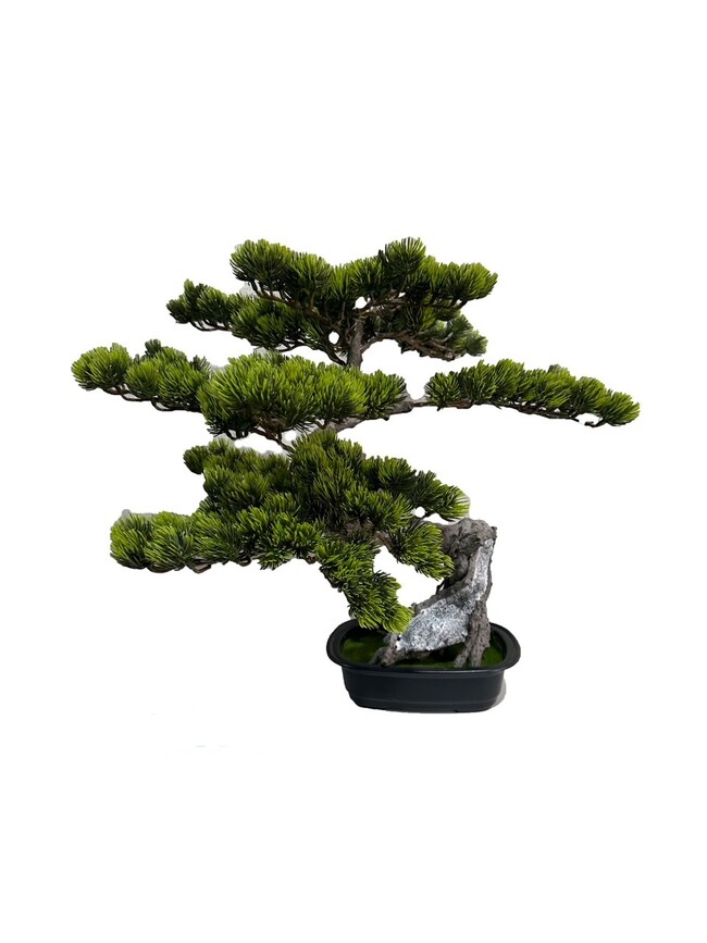 Bonsai, sztuczna roślina w doniczce