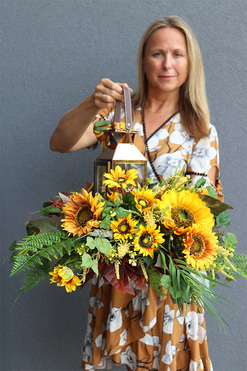 Angelo Garden Jesień, lampion nagrobny, wys.41cm