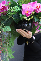 Greta, kwiatowa kompozycja wisząca