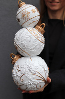 Winter Ball, figurka bombki ceramiczne