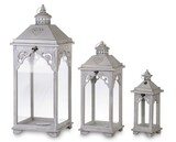 Andalouse Dream, drewniany lampion / latarenka, kpl.3szt