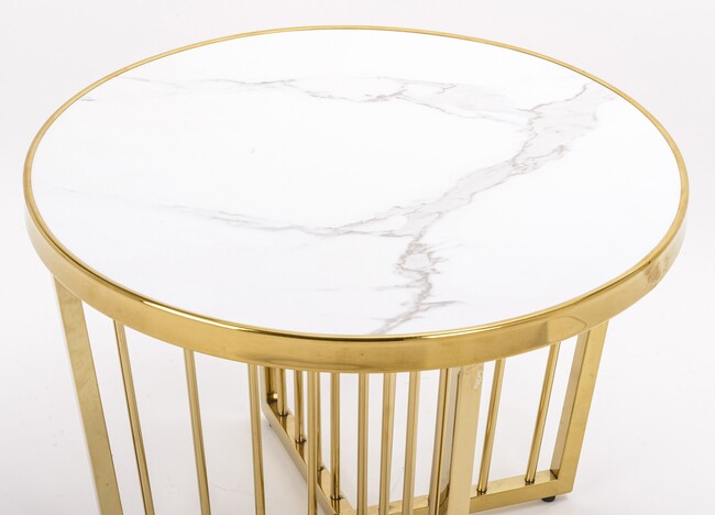 Gracja White, stolik do kawy, wym.42x59x59cm