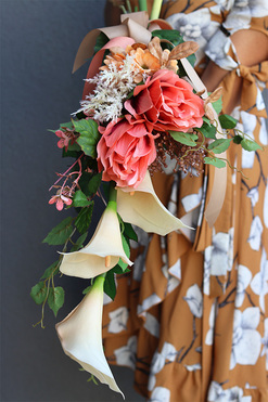 bukiet nagrobny Morela, wys.78cm