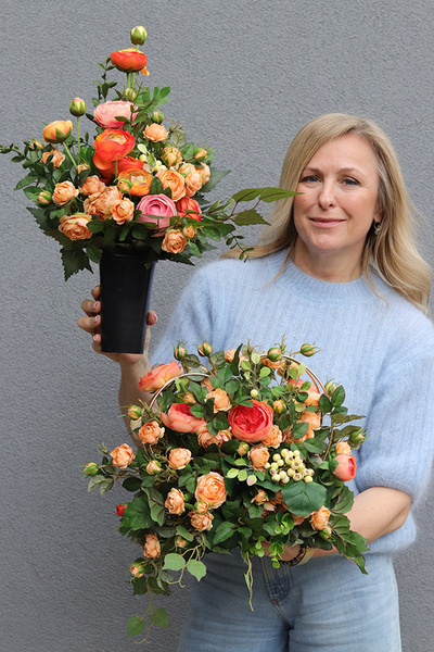 Lovinia, bukiet nagrobny we wkładzie