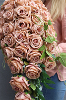 Cappuccino, komplet dekoracji nagrobnych, wiązanka + bukiet