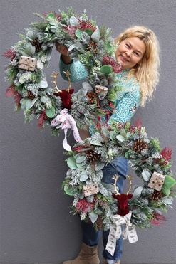 Norwegia 2, stroik, wianek ozdobny / stroik dekoracyjny, śr.54cm