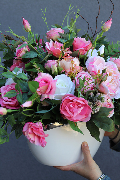 elegancka kompozycja, Abellania, wym.39x50cm