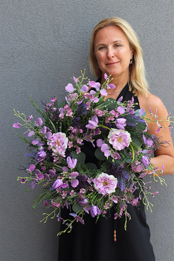 Meadows, wianek dekoracyjny na drzwi, śr.50cm