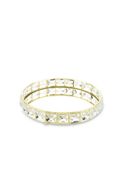 Resplent Gold A, dekoracyjna taca lustrzana, śr.21cm