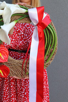 Polonijny, wianek patriotyczny na drzwi