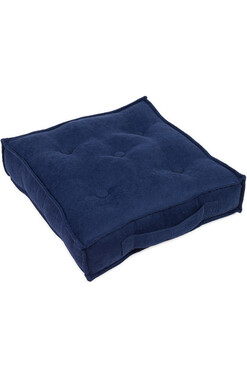 Party, poduszka do siedzenia siedzisko, granatowa, wym.13x46x46cm
