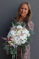 dekoracja nagrobna na plastrze drewna z dedykacją, Preludium