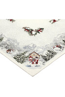 Bałwankowo, świąteczny obrus gobelinowy