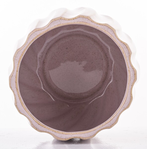 Candy, dekoracyjny wazon / osłonka, ceramika, wym.16.5x18x18cm