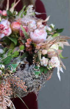 San Remo, wieniec nagrobny, rozp.65cm