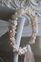 Erato, wianek na głowę z roślin stabilizowanych, rozmiar uniwersalny