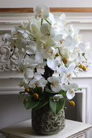 Nedila, sztuczny storczyk w metalowej osłonce