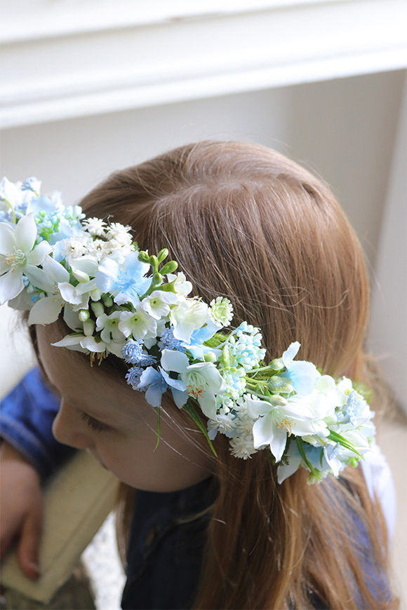 Meliana, komunijny wianek na głowę, rozmiar uniwersalny