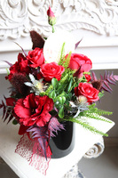 kompozycja kwiatowa Czerwonna