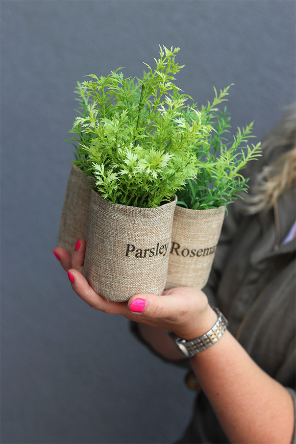 Herbs, sztuczne zioła w jucie