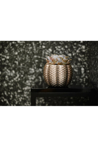 Otonia Gold, osłonka ceramiczna doniczka