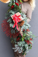 Xmas Gabinetto 2, girlanda świąteczna z prezentami