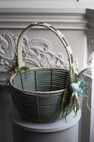 Grande Easter, dwustronnie dekorowany koszyczek wielkanocny