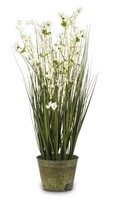 Nikoda, sztuczna trawa w osłonce z tworzywa, wys.88cm