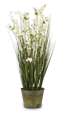 Nikoda, sztuczna trawa w osłonce z tworzywa, wys.88cm 