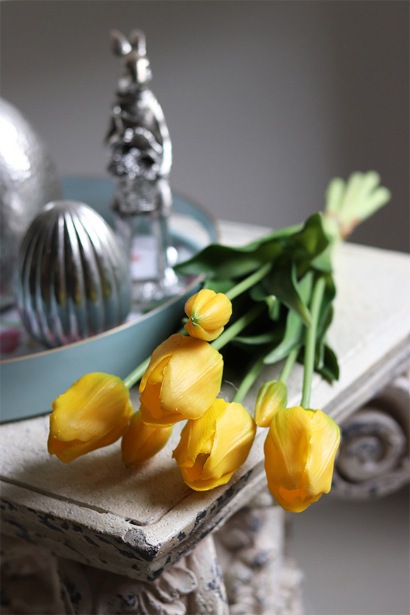 bukiet tulipan silikonowy Yellow Spring