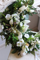 Zielona Ostoja, wielkanocny wianek z tulipanami