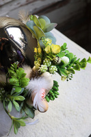 Pióra Pastellove, Hemosa 3, wielkanocny stroik w naczyniu, wys.32cm