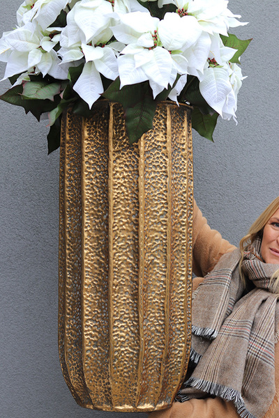 Gwiazda Betlejemska Palace, sztuczna roślina w donicy