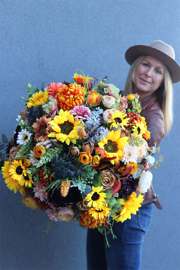 Fancy Autumn Mood, jesienna kompozycja w koszu