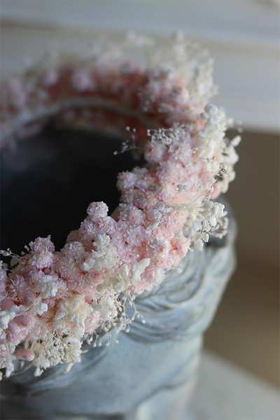 Amalteja, wianek na głowę z roślin stabilizowanych, rozmiar uniwersalny