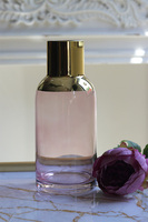 Rosa Del Rey B, różowy szklany wazon