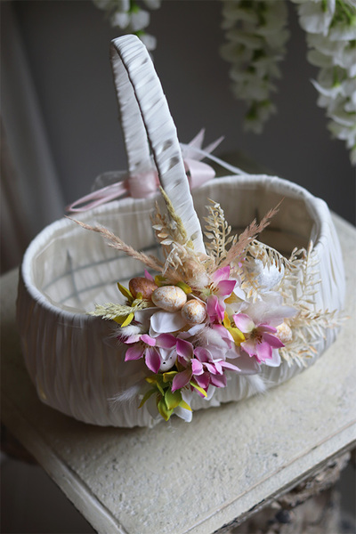 Ness, dekorowany koszyczek wielkanocny