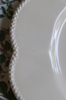 Madame, talerz obiadowy, kremowy