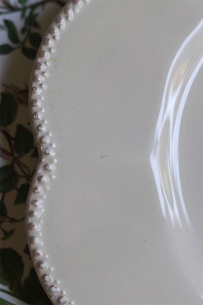 Madame, talerz obiadowy, kremowy